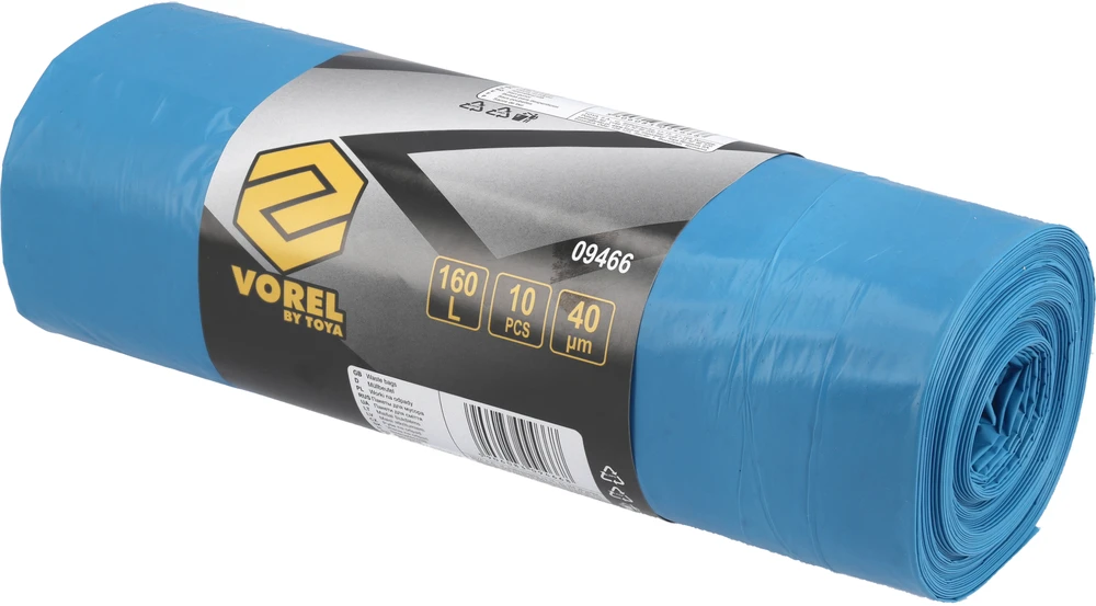 Vorel „Toya Sa Poland“ BUITINIŲ ATLIEKŲ MAIŠAI 160L 10 VNT. 40ꙠM (09466)