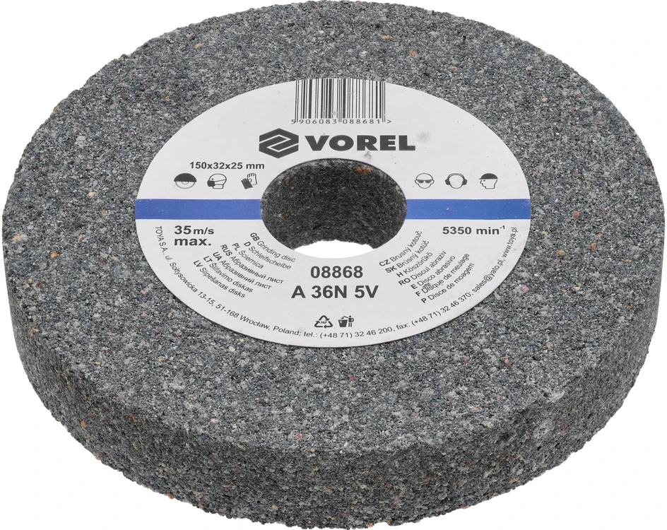 VOREL ŠLIFAVIMO DISKAS 150*32*25/G 08868