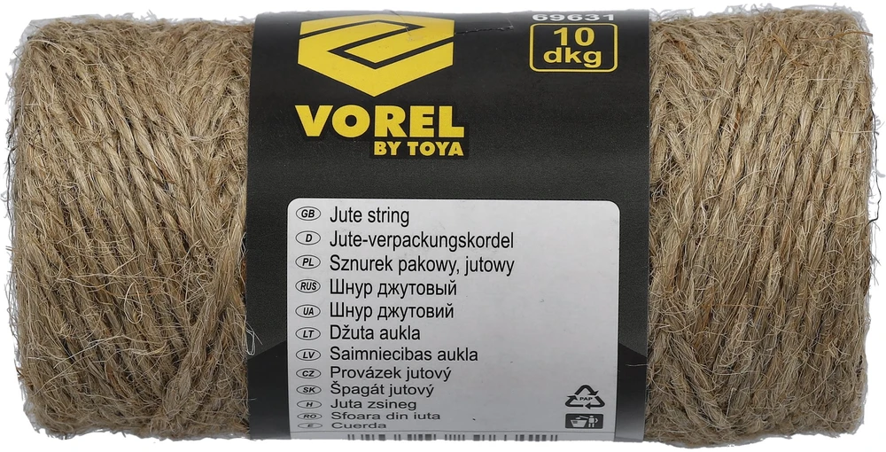 VOREL SZNUREK PAKOWY JUTOWY 10dkg 69631