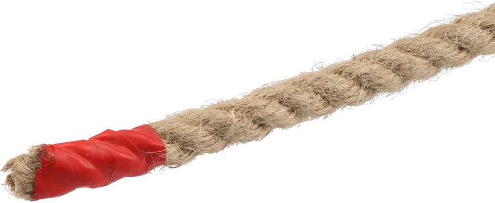 Vorel Džiuto virvė, 10mm skersmens, 200m ilgio, vytinė 3 gijų džiuto pluošto virvė, natūralaus pluošto virvė statybai, miškininkystei ir rankdarbiams