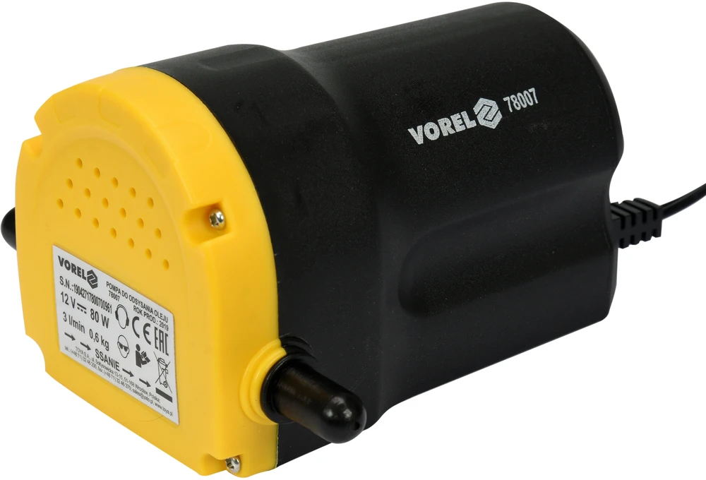 Vorel ELEKTRINIS SIURBLYS VARIKLIO ALYVUI SIURTI 12V