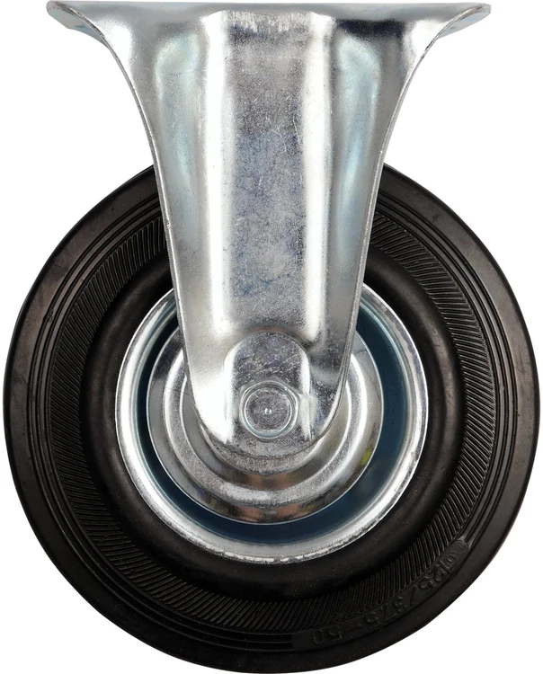 VOREL FIKSUOTAS RATUKAS SU JUODA GUMA 125mm