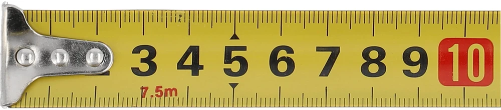 Ruletė geltona Vorel | 7,5m x 19 mm