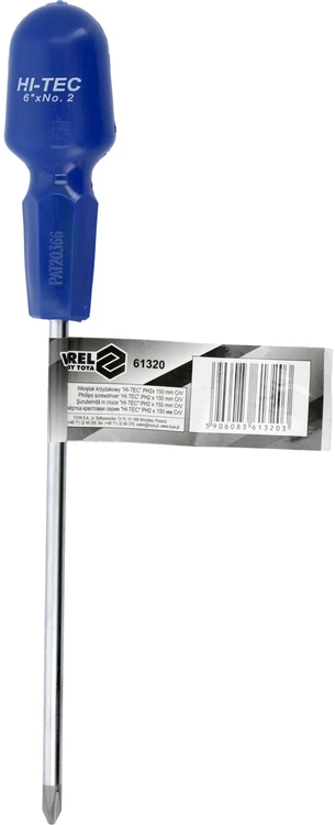 VOREL WKRĘTAK HI-TEC KRZYŻAKOWY PH 2 x 150mm 61320