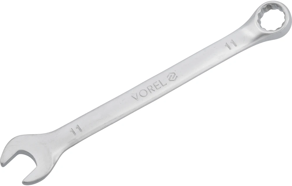VOREL KLUCZ PŁASKO - OCZKOWY Cr-V 11mm SATYNA 51676