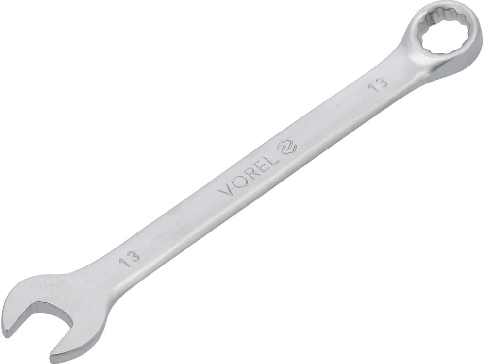 VOREL KLUCZ PŁASKO - OCZKOWY Cr-V 13mm SATYNA 51678
