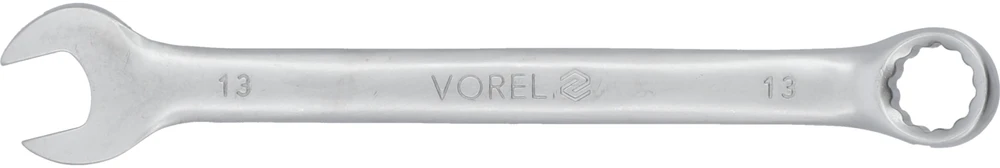VOREL KLUCZ PŁASKO - OCZKOWY Cr-V 13mm SATYNA 51678
