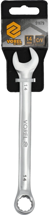 VOREL KOMBINUOTASIS VERŽTAKLIS Cr-V 14mm SATIN 51679