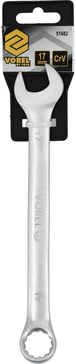 VOREL kombinuotas raktas 17mm SATININIS