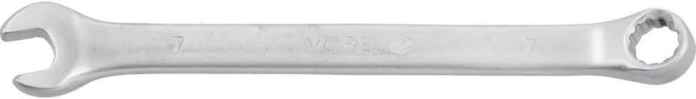 VOREL KLUCZ PŁASKO - OCZKOWY Cr-V 7mm SATYNA 51672