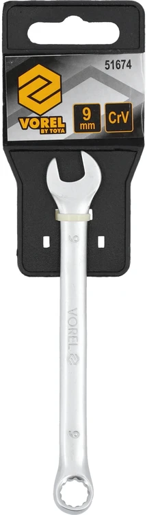 Raktas kombinuotas Cr-V Vorel | 9mm