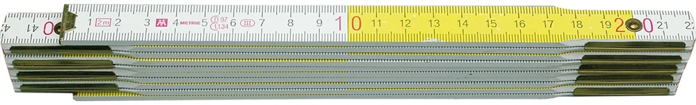 VOREL MIARA SKŁADANA DREWNIANA Baltai-Geltona 2m 15006