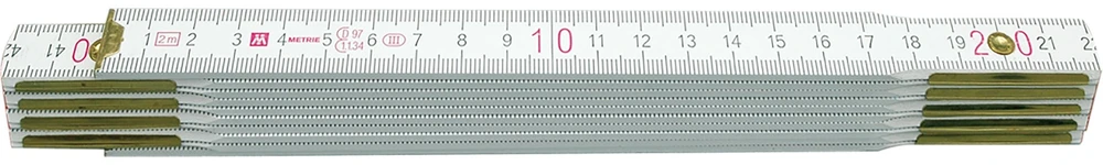 Vorel sulankstoma medinė matavimo juosta T15007, 2m