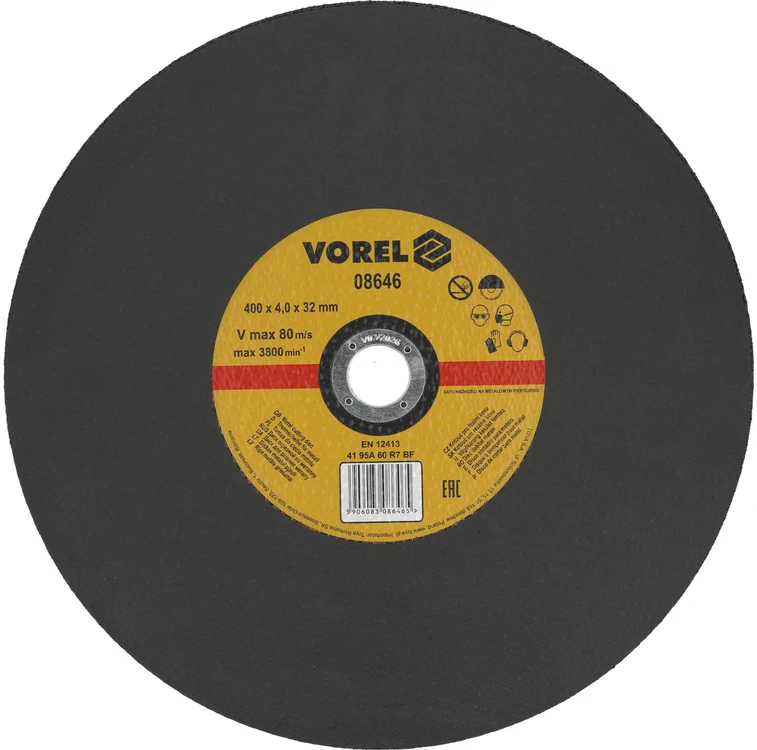 VOREL TARCZA DO CIĘCIA METALU 400 x 4,0 x 32mm 08646
