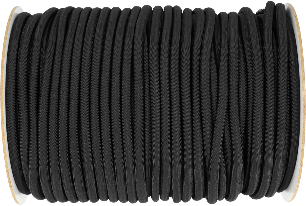 Vorel Elastingas virvelė 10mm 100m, atsparus UV spinduliams, pintas polipropileno virvelė, elastinga virvė, guminės šerdies virvelė