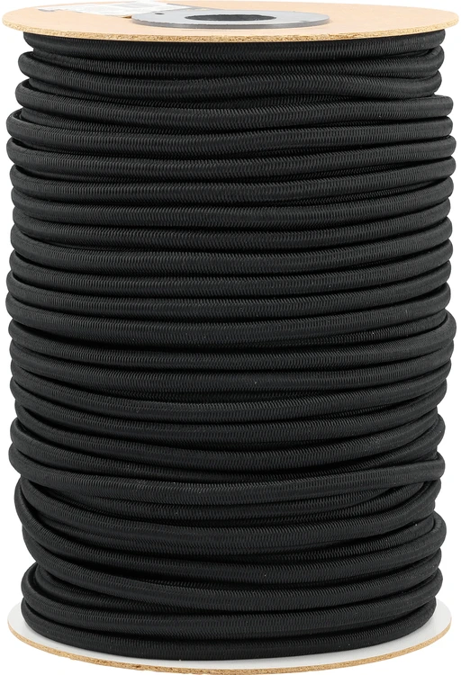 Vorel Elastingas virvelė 10mm 100m, atsparus UV spinduliams, pintas polipropileno virvelė, elastinga virvė, guminės šerdies virvelė