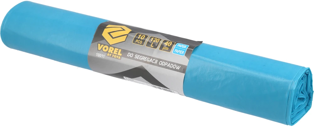 Vorel Maišai šiukšlėms 120 l 10 vnt. 40 mk popieriui 10011 Lenkija