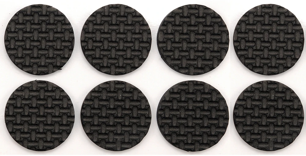 Vorel Toya Sa Poland Lipnūs padukai baldams juodi 38mm/8vnt. (74887)