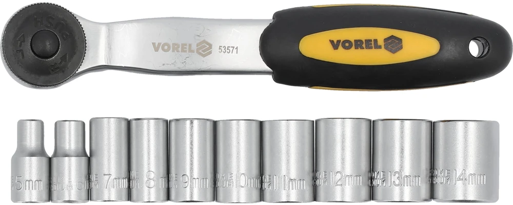 VOREL Rinkinys KLUCZY 1/4" 11el