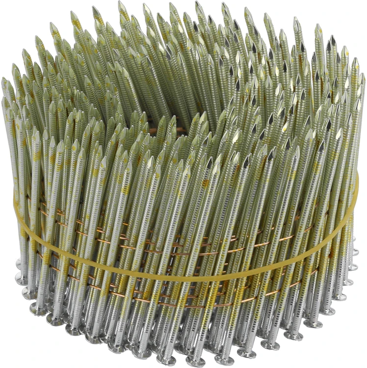 Vorel Ritininės vinys 70 mm, žieduotos cinkuotos vinys, viela sujungtos vinys, stogo vinys, statybinės vinys