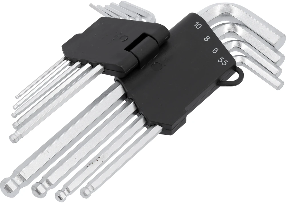 Šešiakampių raktų rinkinys 2-10mm Vorel 56477 - 9 vnt