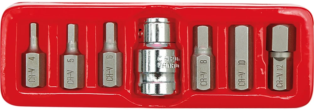 VOREL HEX/IMBUS antgaliai H4 - H12 rinkinys (7 vnt.) 66710