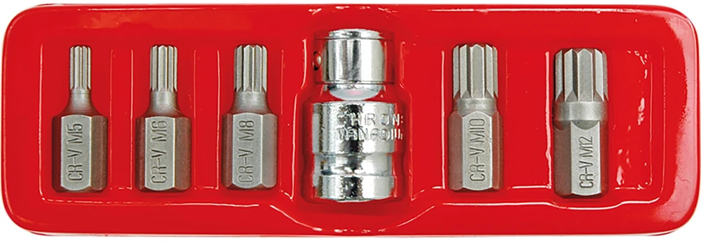 VOREL KOŃCÓWKI SPLINE M5-M12 kpl. 6szt. 66760