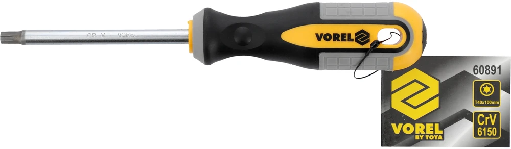 VOREL WKRĘTAK TORX CRV T40/100mm 60891