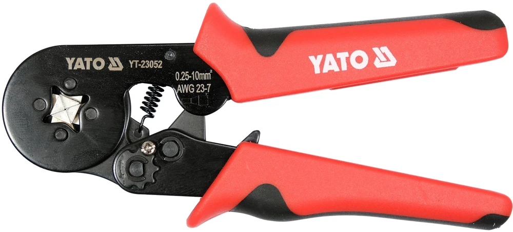 Antgalių presavimo replės Yato YT-23052; 175 mm + priedai
