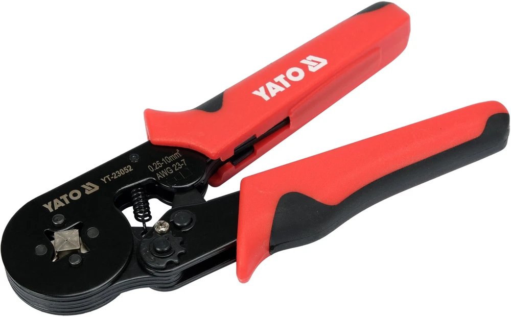 Antgalių presavimo replės Yato YT-23052; 175 mm + priedai