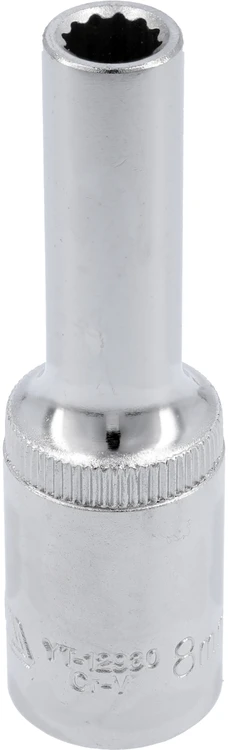 YATO NASADKA DWUNASTOKĄTNA 1/2" DŁUGA 8mm