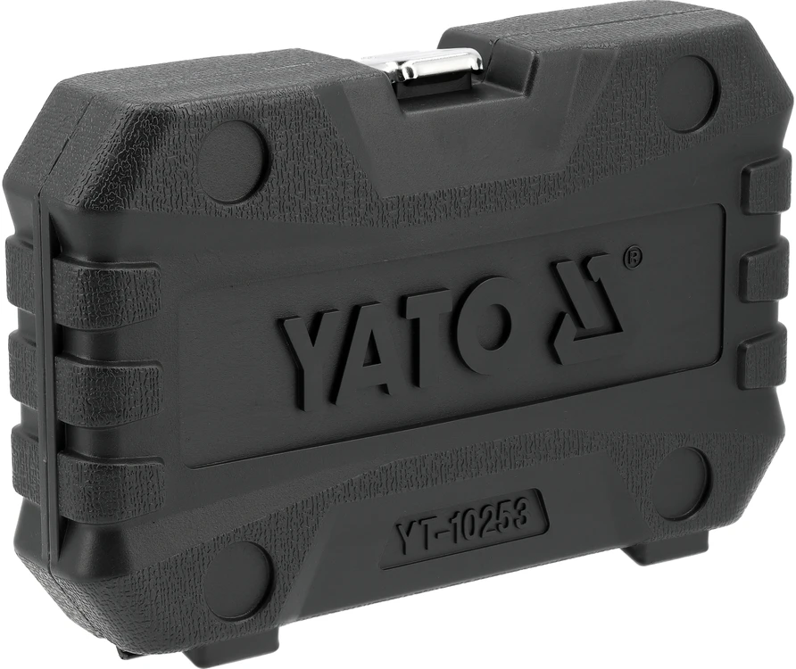 Yato Toya Sa Poland Smūginių trumpų galvučių rinkinys – AS-Drive 1/2", CrMo – 10–27 mm, 15 vnt (YT-10253)