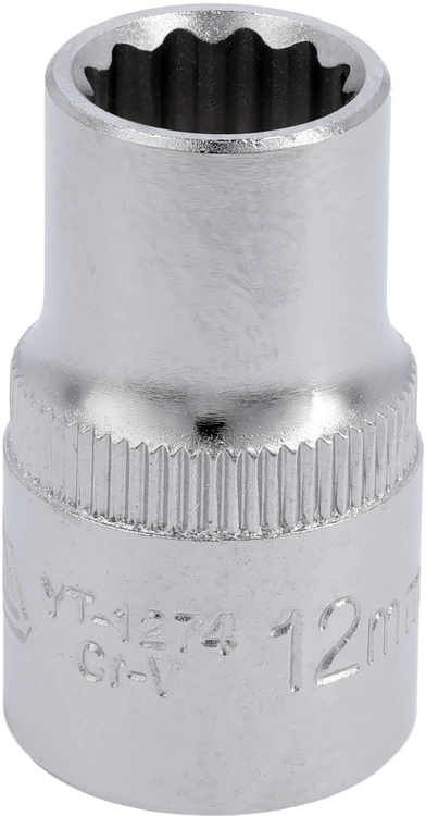 YATO dvipusė galvutė 1/2" trumpa 12mm