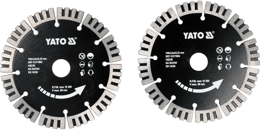 Mūro freza-vagapjovė Yato YT-82016; 1800 W