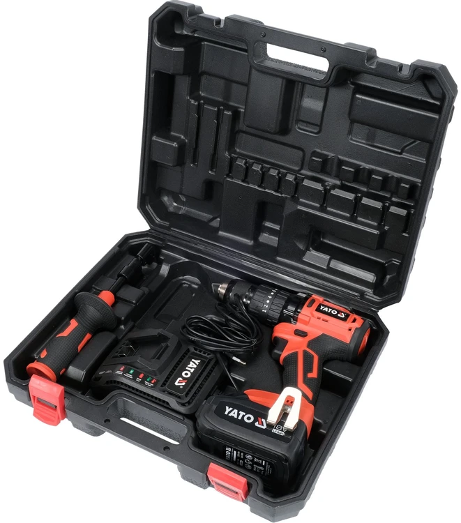 YATO smūginis suktuvas-gręžtuvas 18V LI-ION 82790 / 1x3,0Ah 75Nm / SILNIK bešepetėlinis