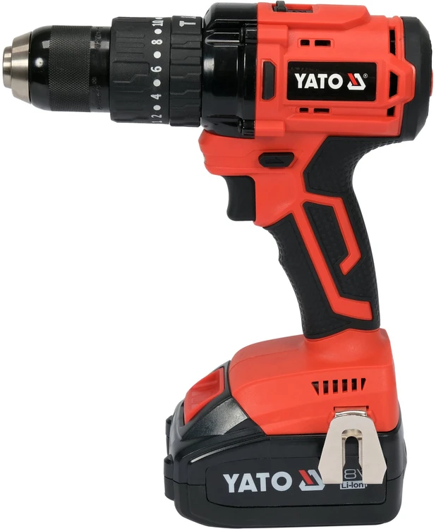 YATO smūginis suktuvas-gręžtuvas 18V LI-ION 82790 / 1x3,0Ah 75Nm / SILNIK bešepetėlinis