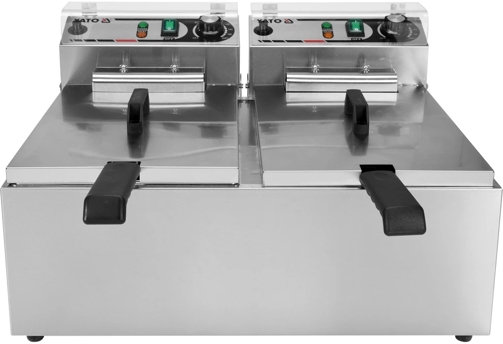 Toya Sa Poland Elektrinė gruzdintuvė 2 kamerų | 2 × 11,5 l (YG-04624)
