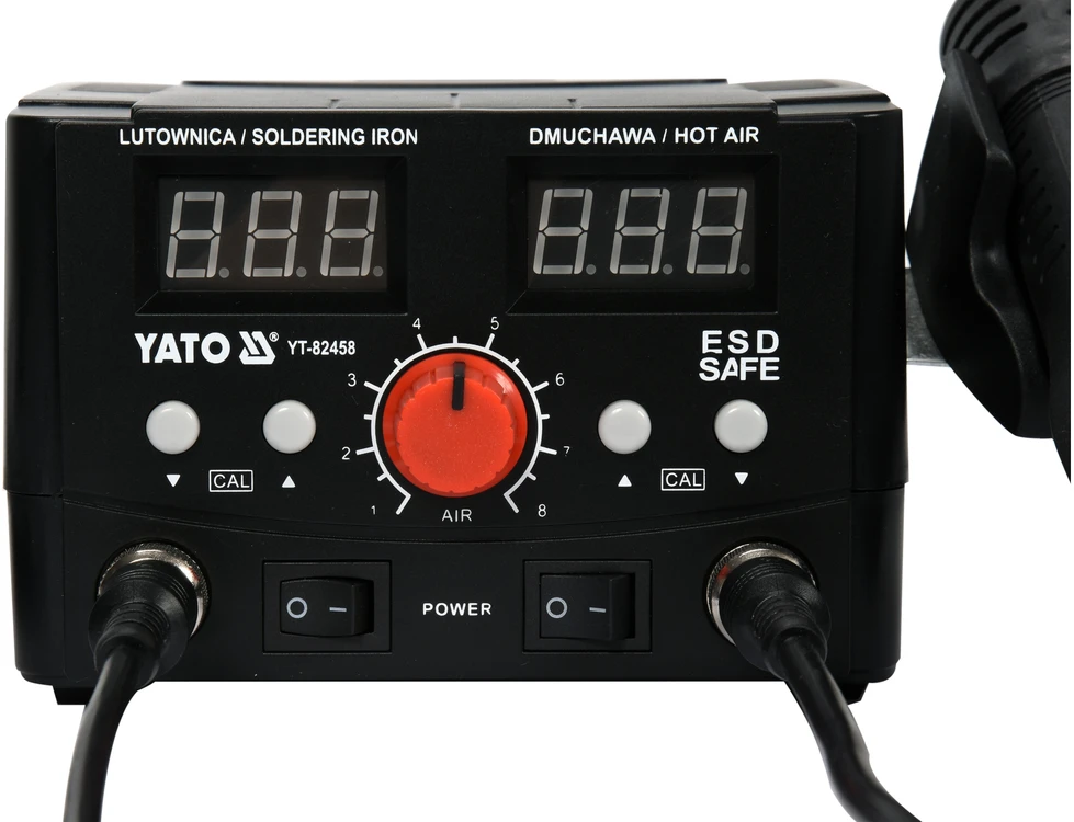 Litavimo stotis karšto oro ir antgalio pagrindu 2in1 Yato YT-82458 - 750W