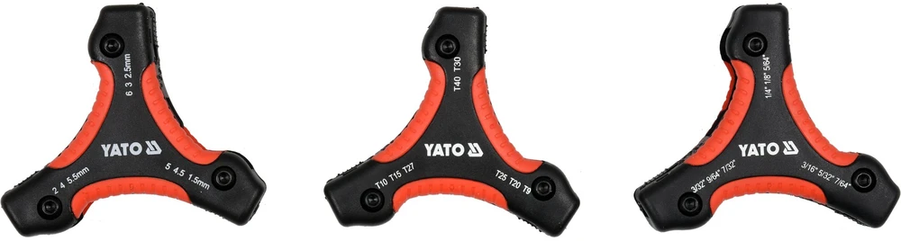Šešiakampių raktų rinkinys Yato YT-05644; 26 vnt.