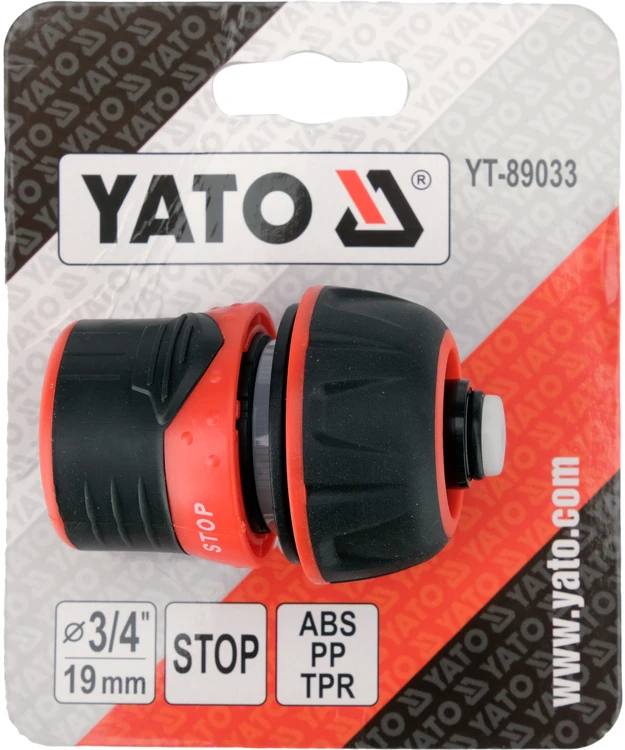 Yato 3/4" GREITA MOVA SU STOP IR BLOKO FUNKCIJA