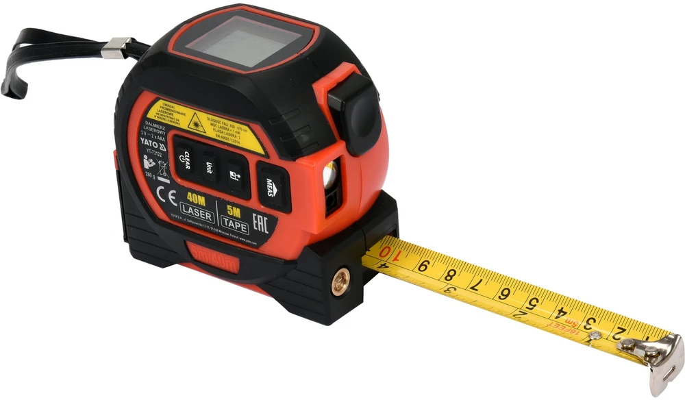 Lazerinis atstumo matuoklis Yato YT-73122