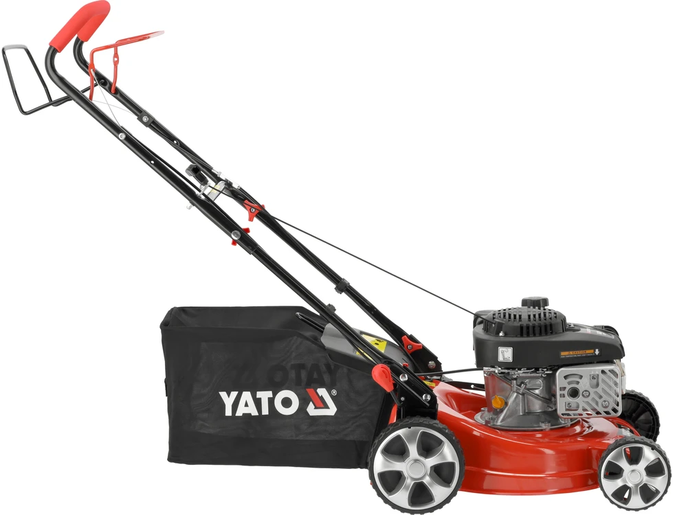 Yato 41 cm savaeigė benzininė vejapjovė, su 123 cm3 varikliu, vejapjovė su pavara, benzininė vejapjovė