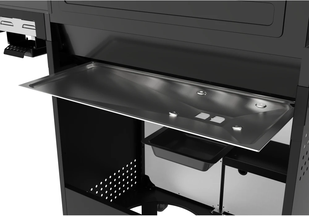Yato Dujinė kepsninė, 6 degikliai + infraraudonųjų spindulių šoninis degiklis, 19.5 kW, juodo plieno, lauko/sodo, nešiojama, šeimyninė, BBQ grilis