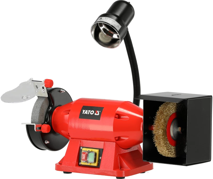 Toya Sa Poland Elektrinis galąstuvas | su lempa | varinė apvija | YATO PREMIUM | 520W (150X32 mm) (YT-822107)