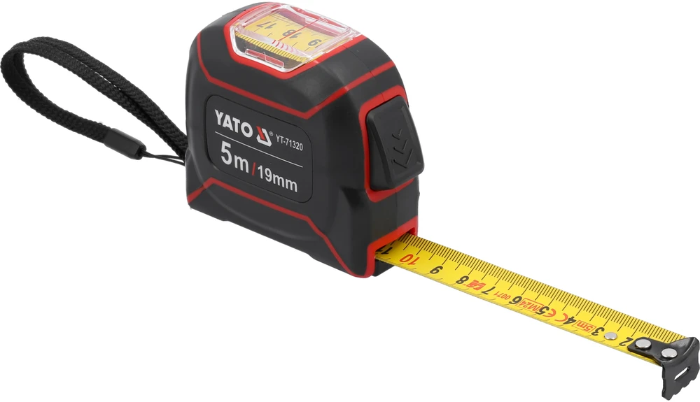 Yato Toya Sa Poland Matavimo ruletė | su viršutiniu ciferblatu | 19 mm x 5 m (YT-71320)