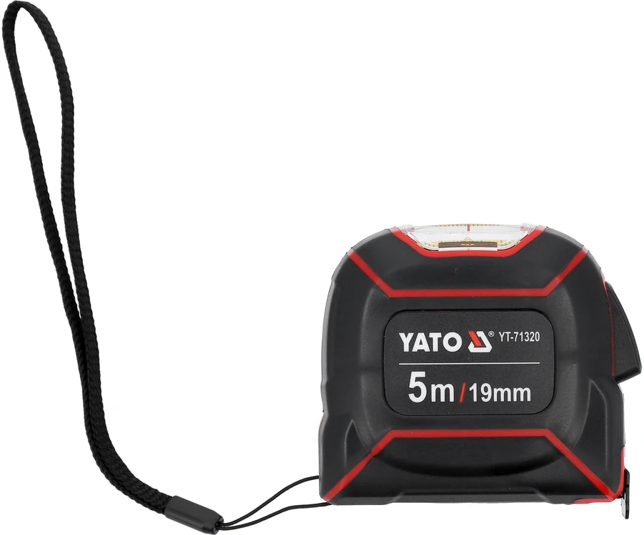 Yato Toya Sa Poland Matavimo ruletė | su viršutiniu ciferblatu | 19 mm x 5 m (YT-71320)
