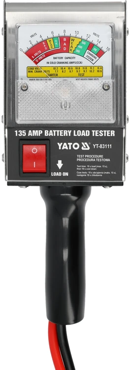 Yato 6/12V AKUMULIATORIŲ TESTERIS