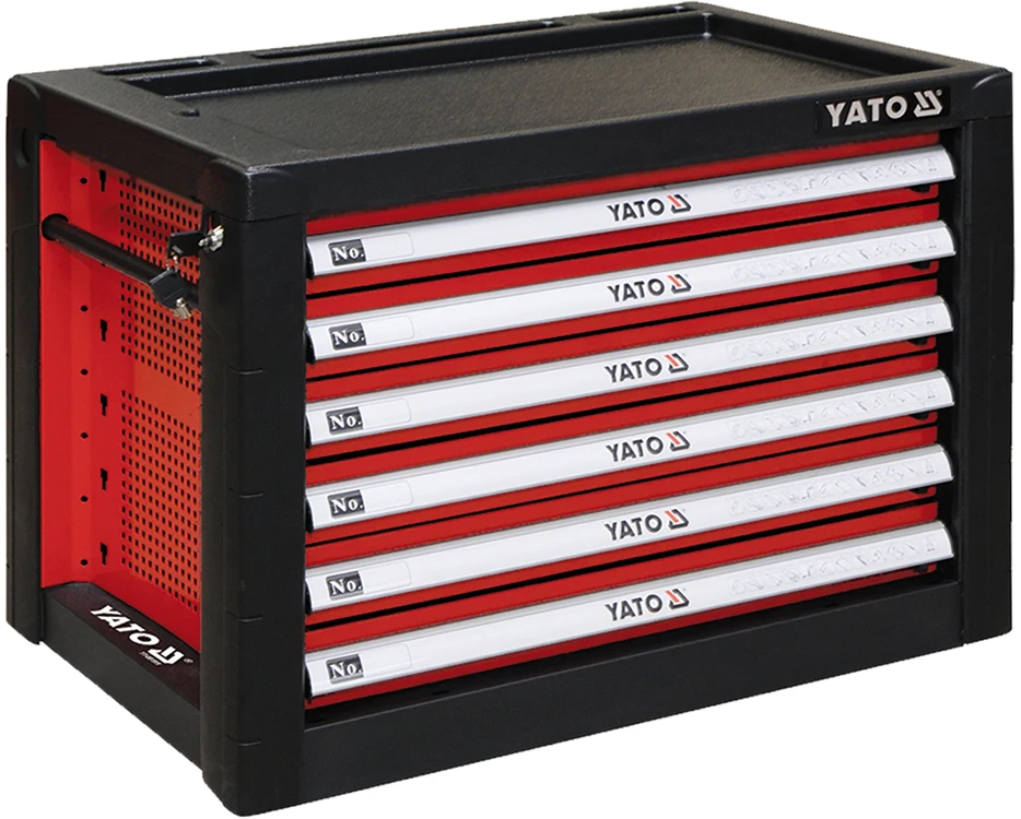 Yato 6-Drawer service cabinet YT-09155 Juodas