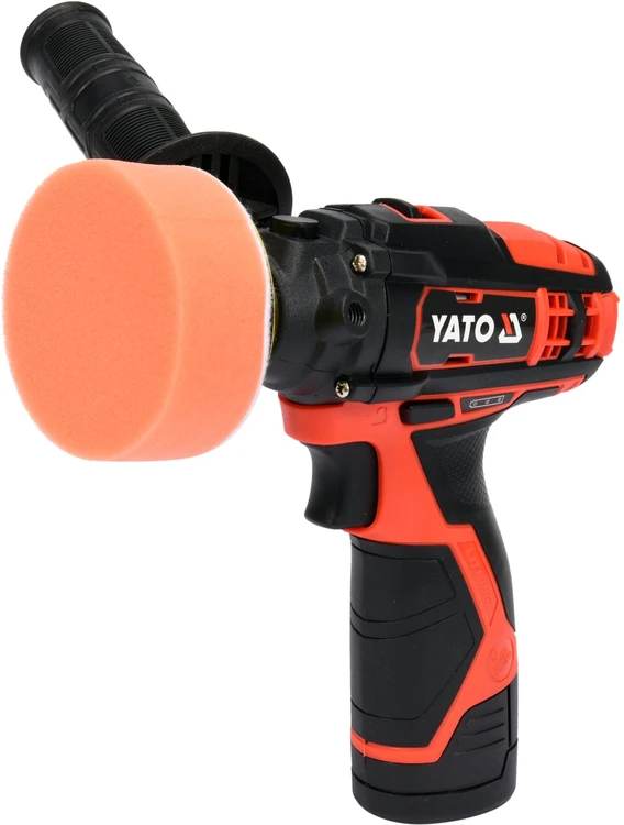 Poliruoklis YATO YT-82903 su ličio jonų baterija | 12V | 2AH | 80mm