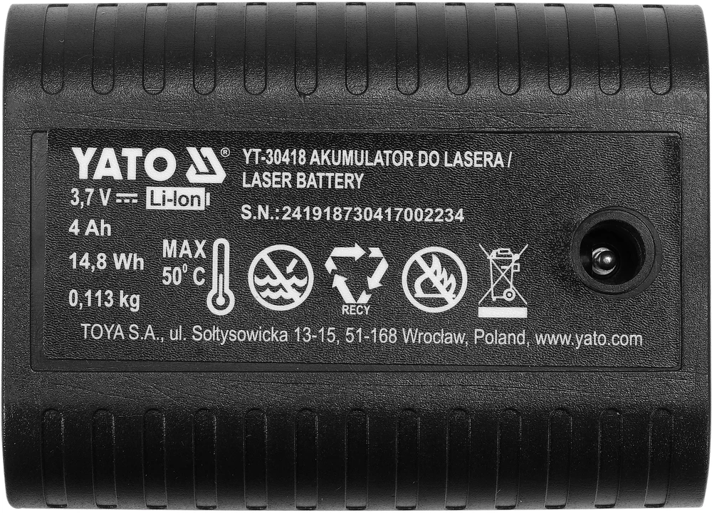 Yato Toya Sa Poland 4D serijos savaime išsilyginančio lazerio baterija | YT-30417 4000Mah (YT-30418)